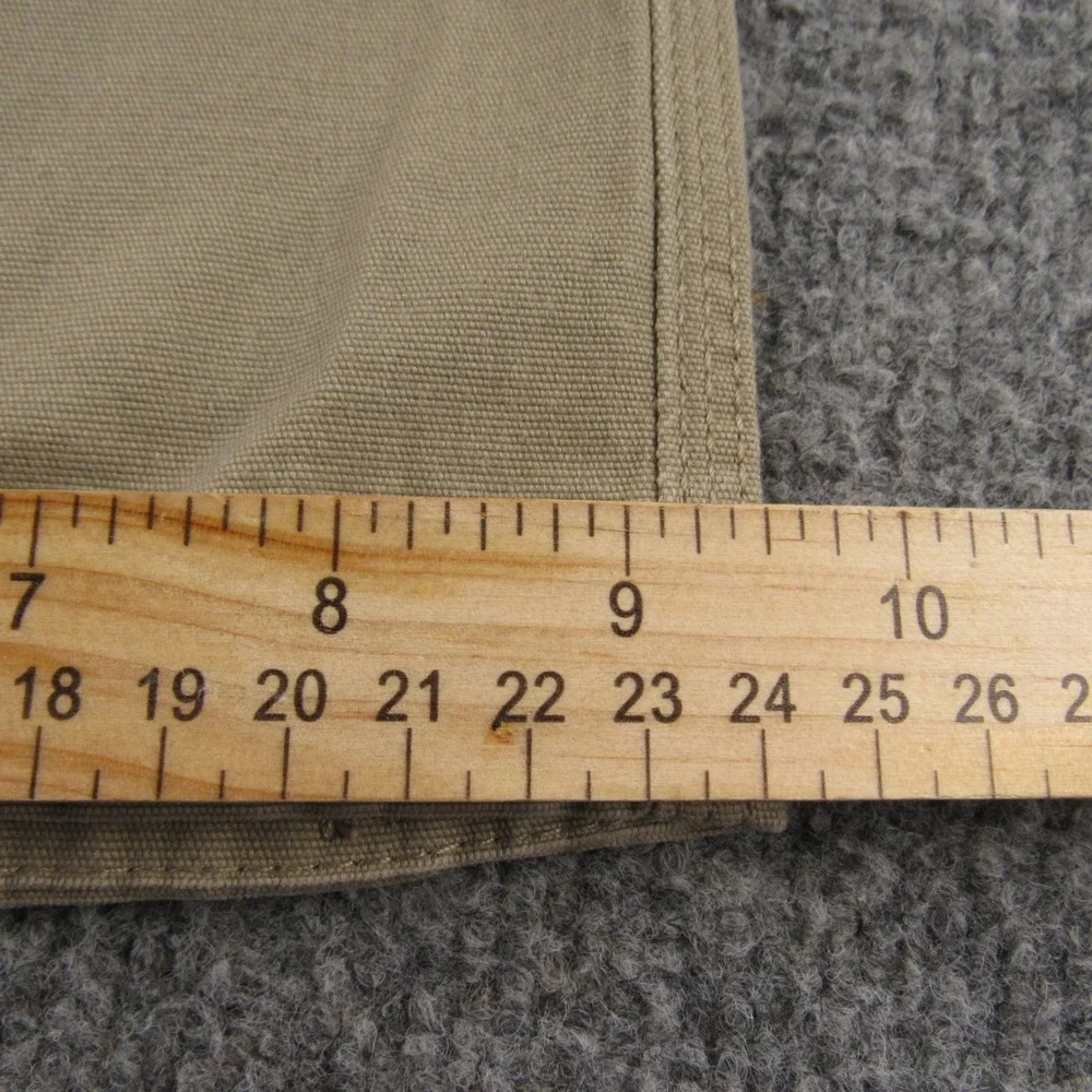 Duluth Trading Co Pants Mens 38x34 Flex Fire Hose Tan Relaxed Fit Workwear - Picture 14 of 16